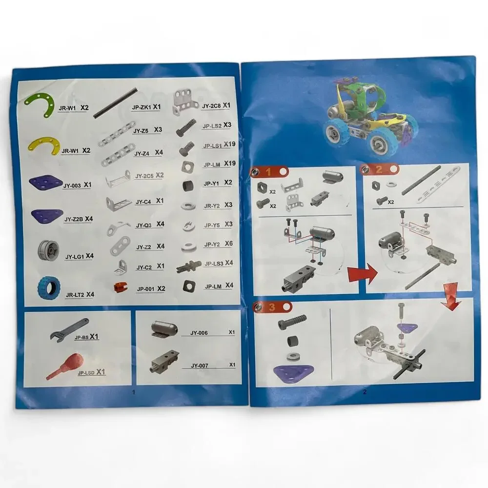 STEM Education BUILD & PLAY 10 Electric Models 109 Pieces by Pakoo Ages‎ 5+